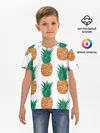 Детская базовая футболка / Ананасовый арт