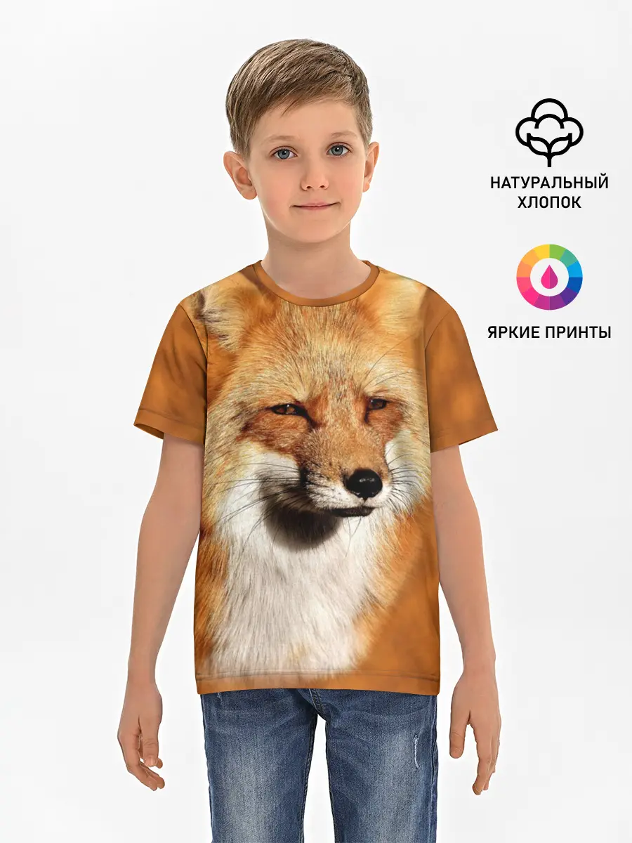 Детская базовая футболка / Лисичка