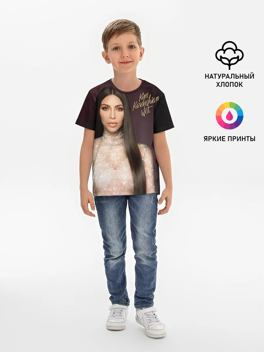 Детская базовая футболка / Ким Кардашьян