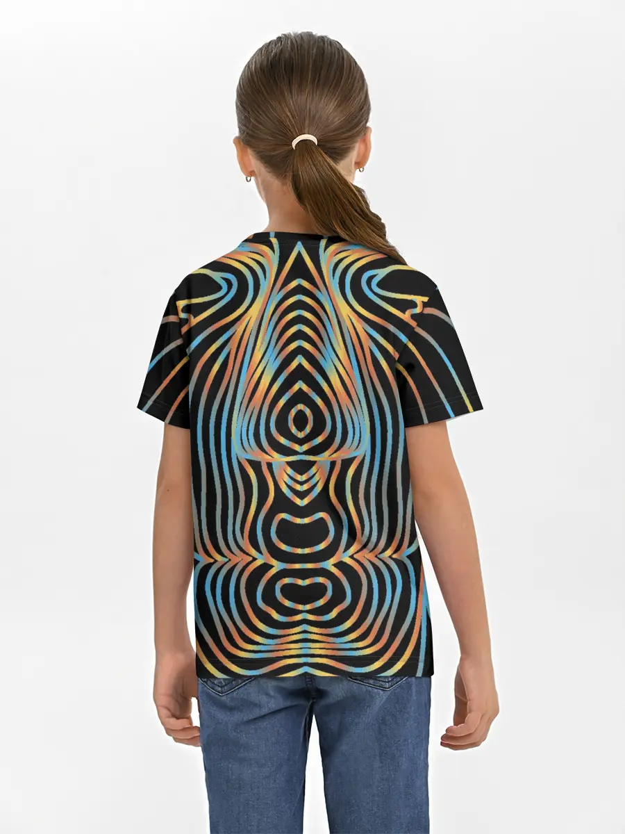 Детская базовая футболка / Неоновое свечение