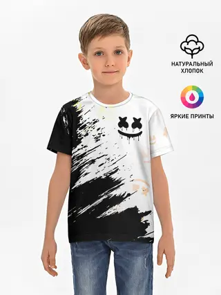 Детская базовая футболка / MARSHMELLO / МАРШМЕЛЛОУ