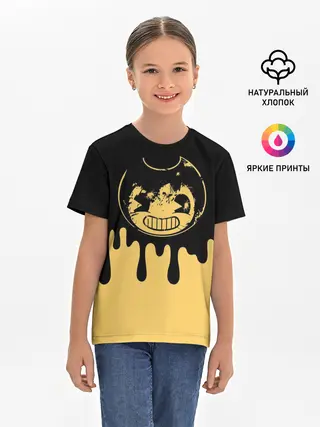 Детская базовая футболка / Bendy And The Ink Machine
