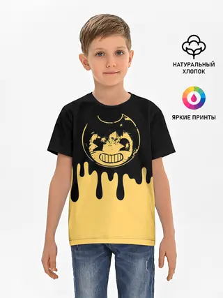 Детская базовая футболка / Bendy And The Ink Machine
