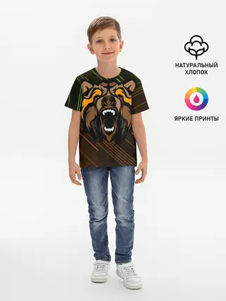 Детская базовая футболка / Angry Bear