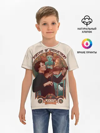 Детская базовая футболка / Sherlock