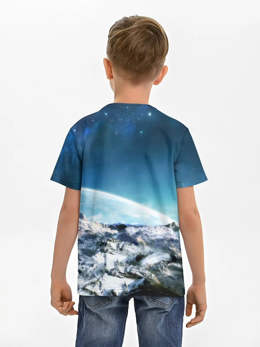 Детская базовая футболка / Космос