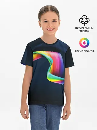 Детская базовая футболка / OPTICAL ABSTRACT