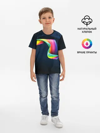 Детская базовая футболка / OPTICAL ABSTRACT