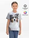 Детская базовая футболка / Австралийская овчарка