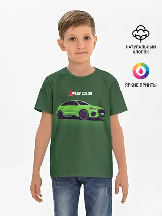 Детская базовая футболка / AUDI RS Q3 | АУДИ СПОРТ