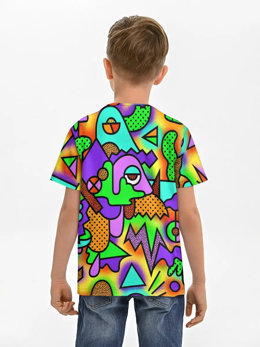 Детская базовая футболка / Хаус в душе и голове