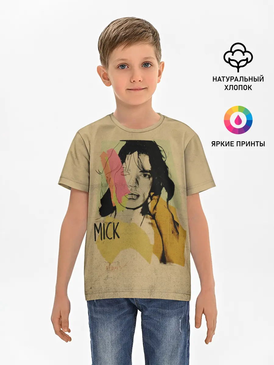 Детская базовая футболка / MICK JAGGER