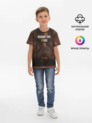 Детская базовая футболка / RESIDENT EVIL VILLAGE | РЕ ДЕРЕВНЯ