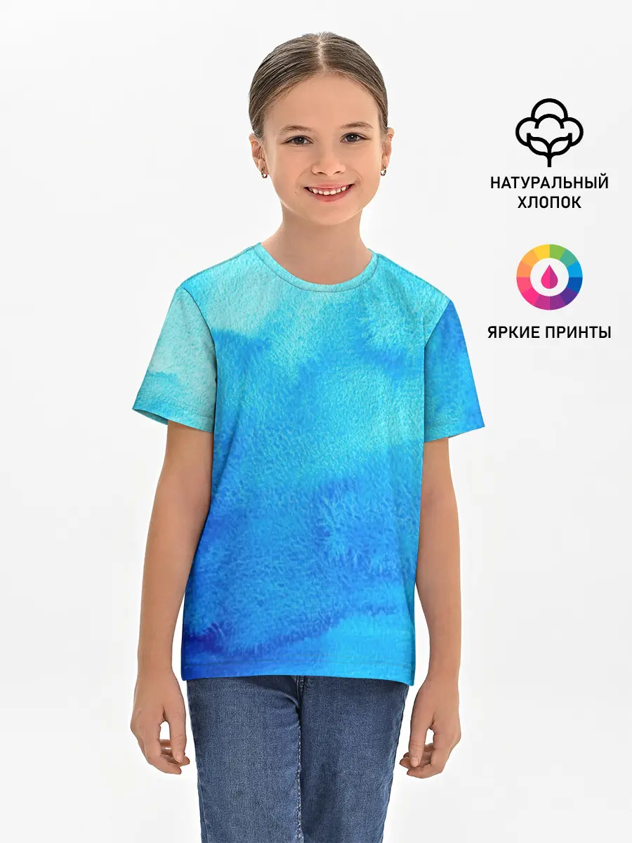 Детская базовая футболка / Глубина льда