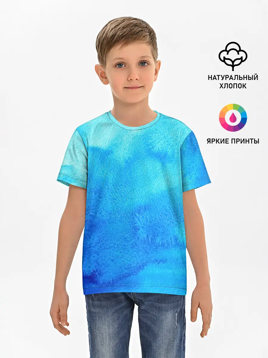 Детская базовая футболка / Глубина льда