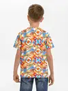 Детская базовая футболка / Летний абстрактный узор