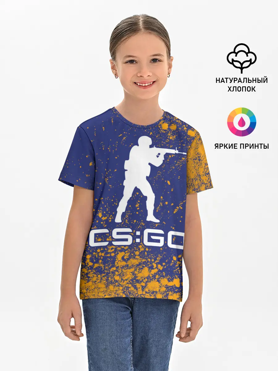 Детская базовая футболка / CS GO | КС ГО
