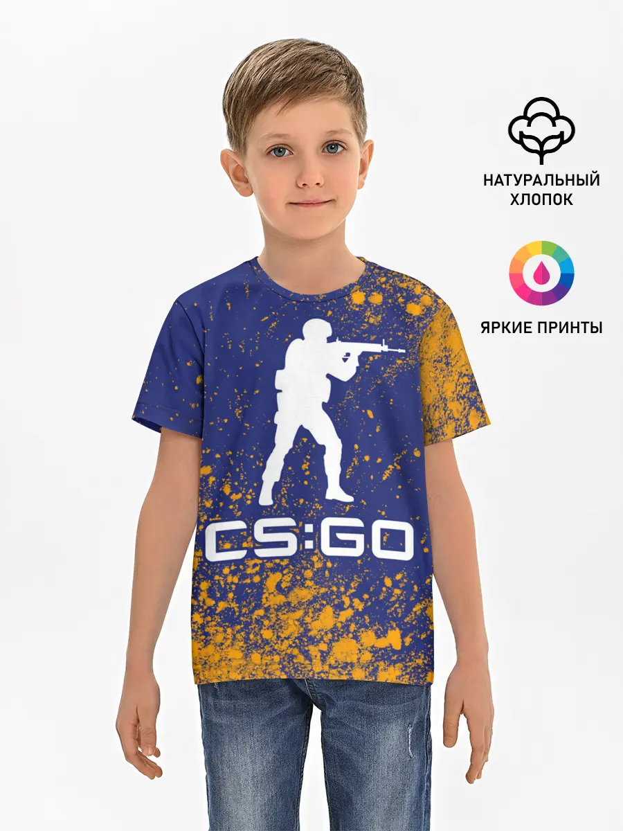 Детская базовая футболка / CS GO | КС ГО