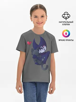 Детская базовая футболка / Bendy And The Ink Machine