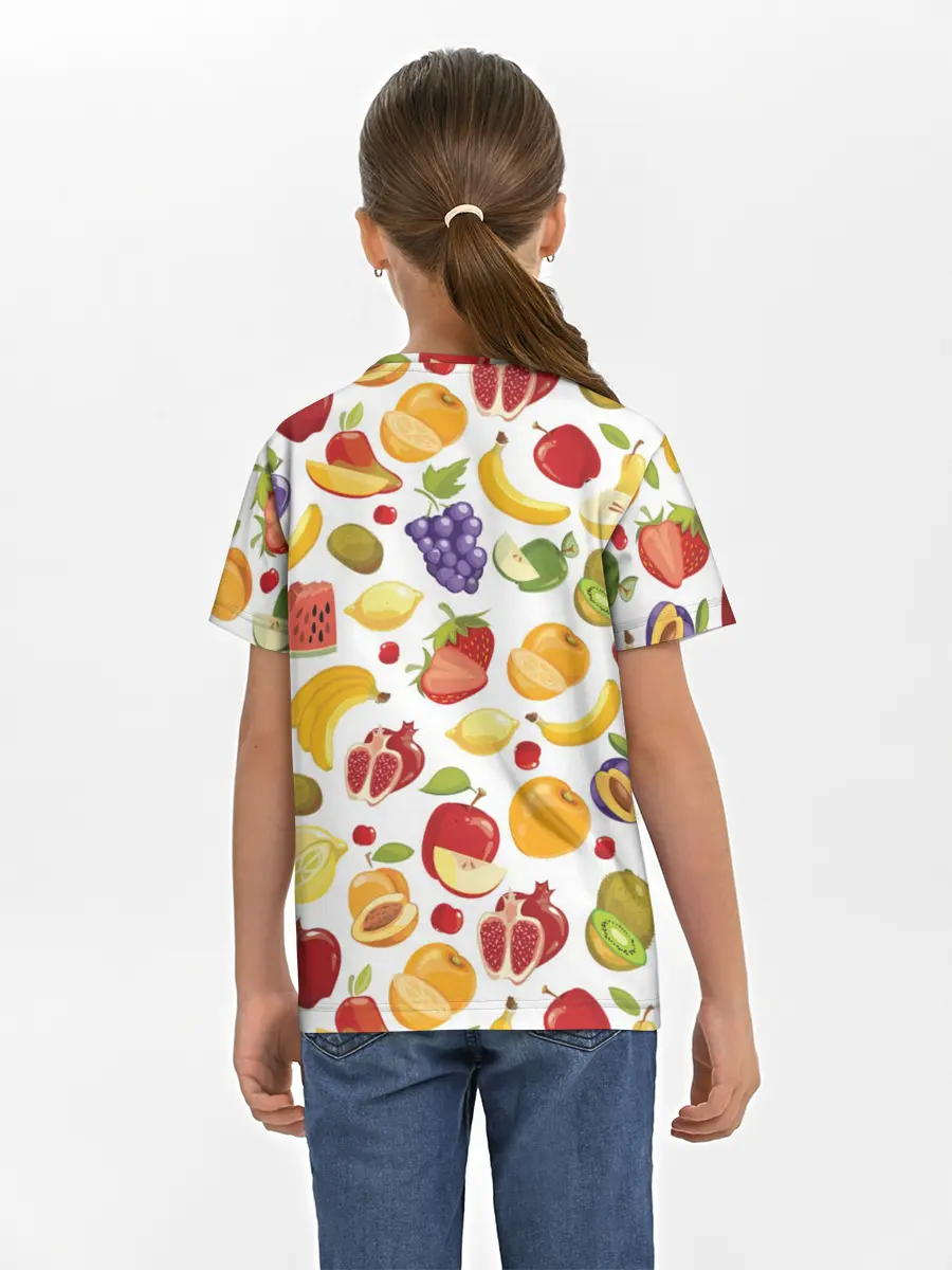Детская базовая футболка / Фрукты