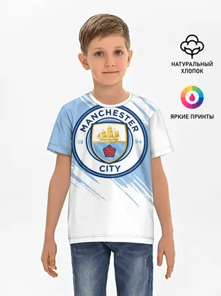 Детская базовая футболка / Манчестер Сити