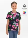 Детская базовая футболка / Розы