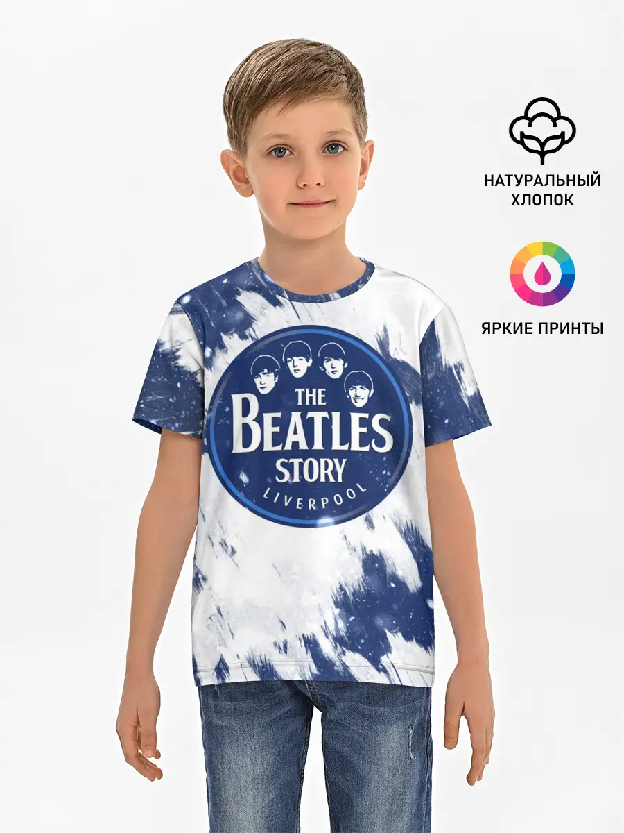 Детская базовая футболка / The Beatles