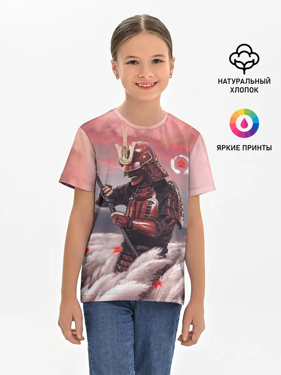 Детская базовая футболка / Ghost of Tsushim | Призрак Цусимы