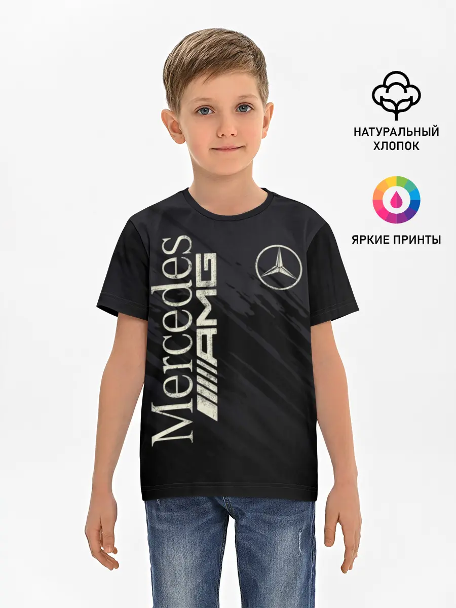 Детская базовая футболка / Mercedes
