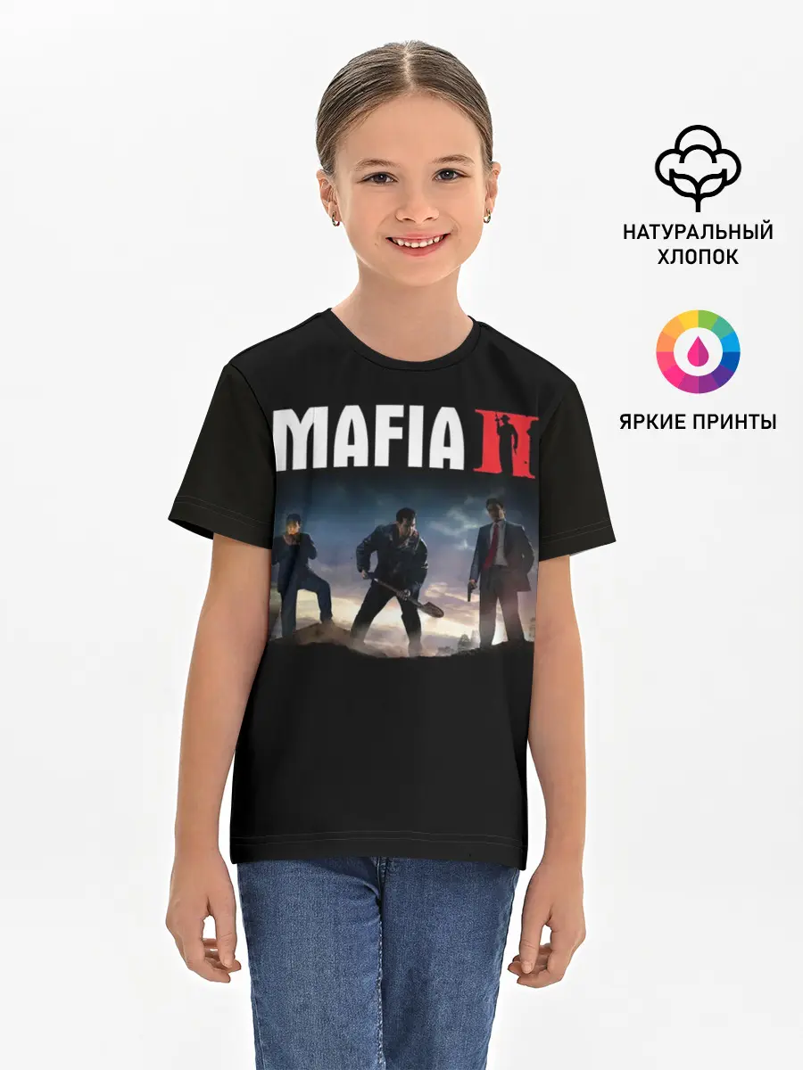 Детская базовая футболка / Mafia II:Definitive Edition