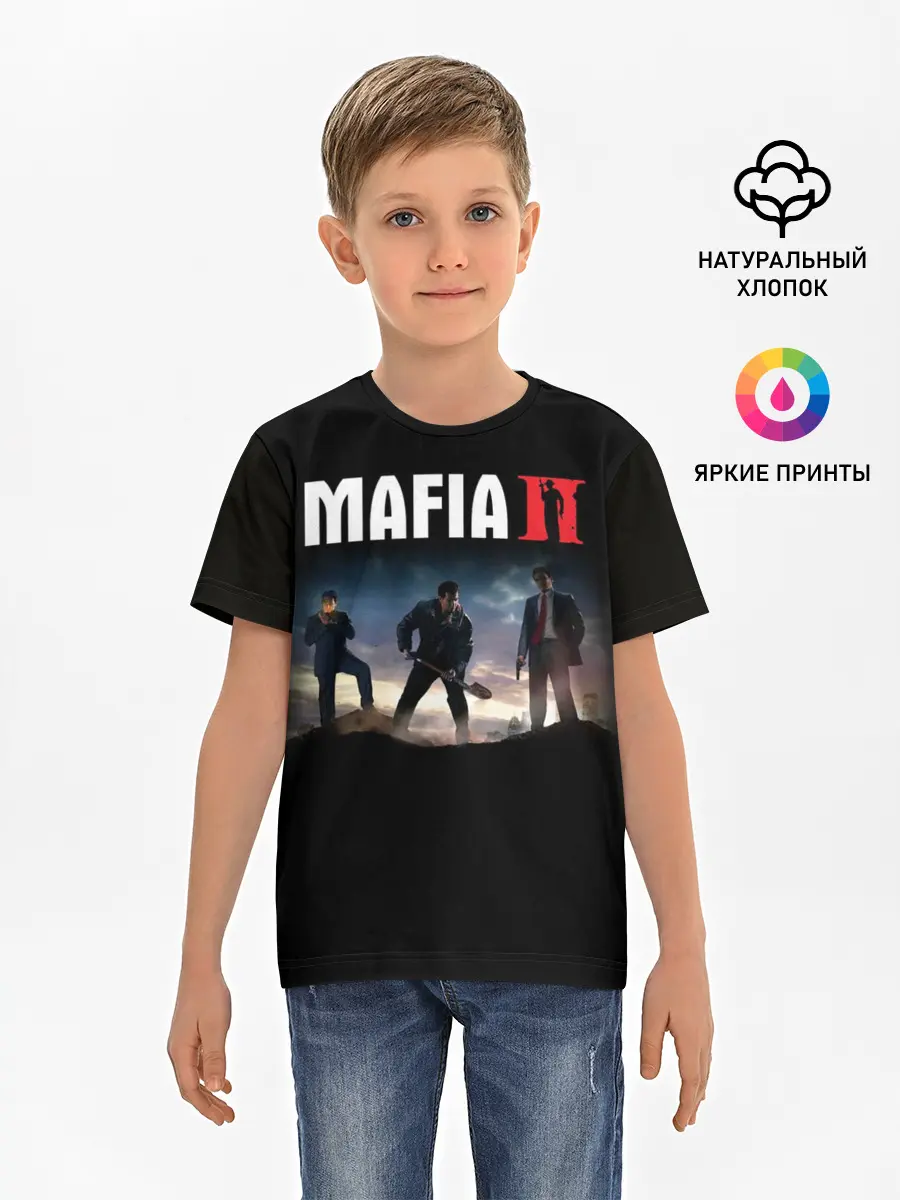 Детская базовая футболка / Mafia II:Definitive Edition