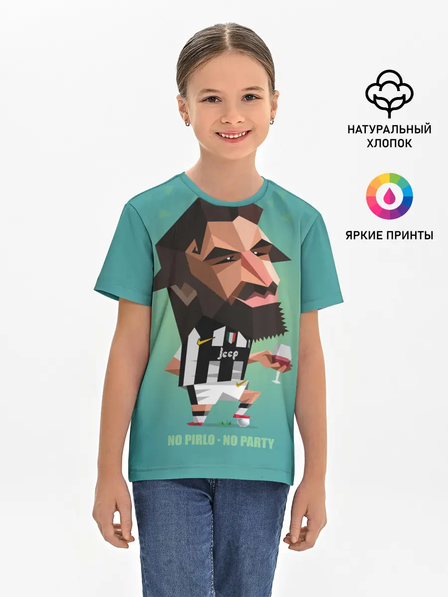 Детская базовая футболка / Андреа Пирло