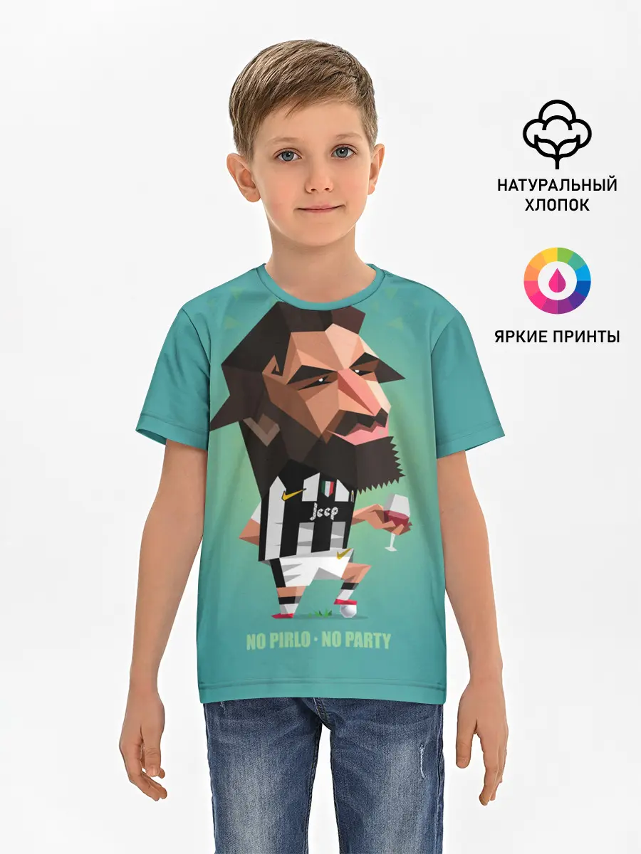 Детская базовая футболка / Андреа Пирло