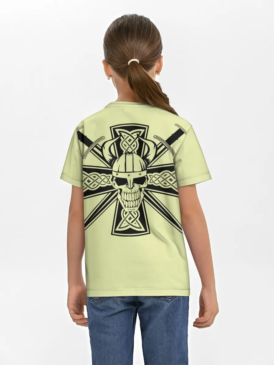 Детская базовая футболка / кельтский узор