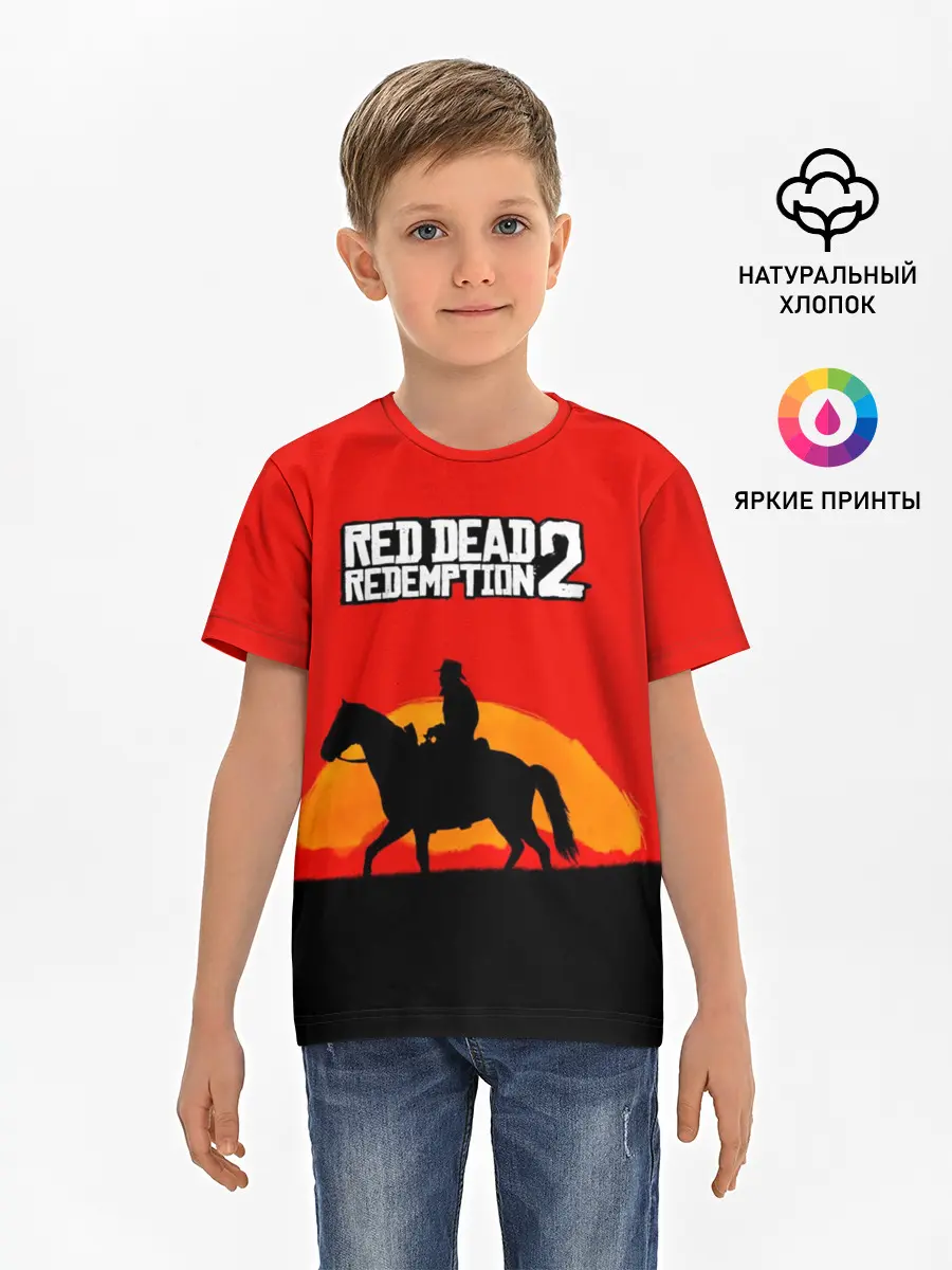 Детская базовая футболка / Red Dead Redemption 2