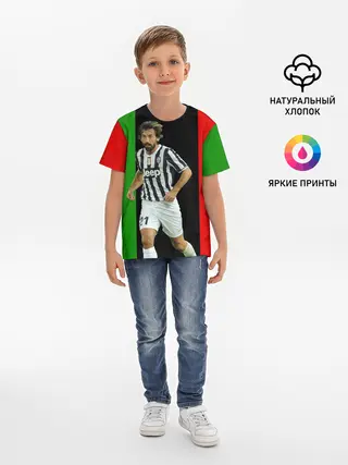 Детская базовая футболка / Andrea Pirlo