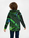Детское худи / DIGITAL NEON GREEN