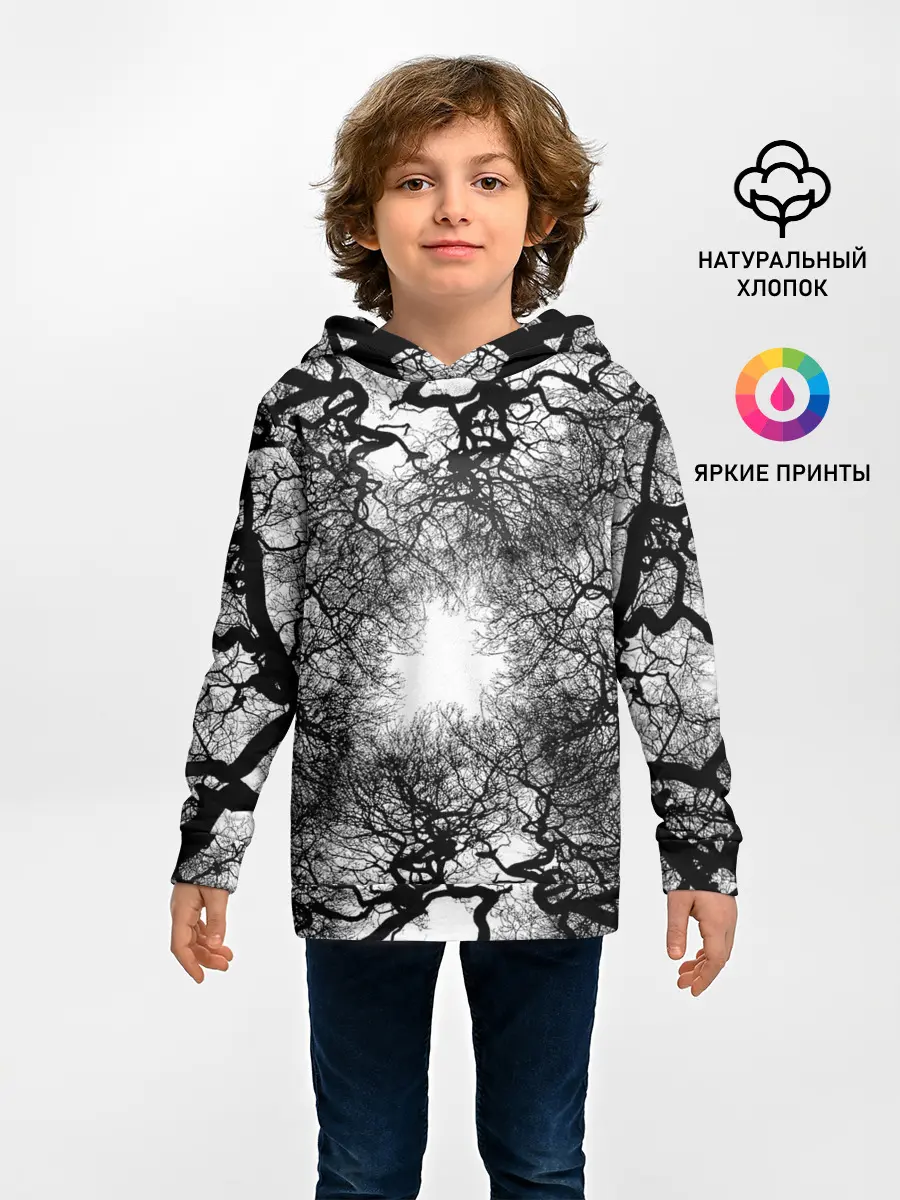 Детское худи / Texture Branches