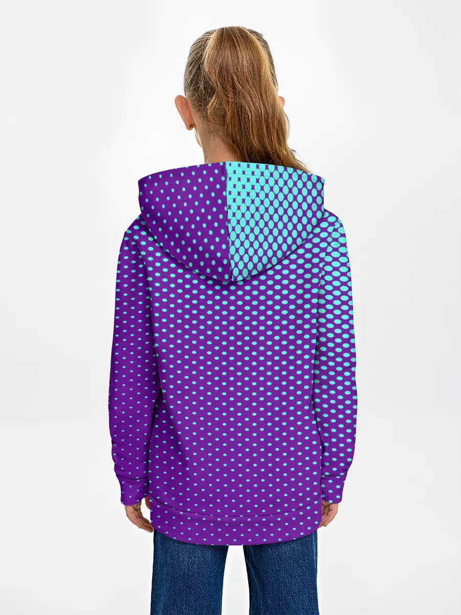 Детское худи / Кот очки наушники модный