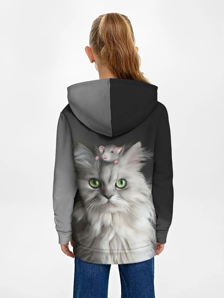 Детское худи / Кот и мышка