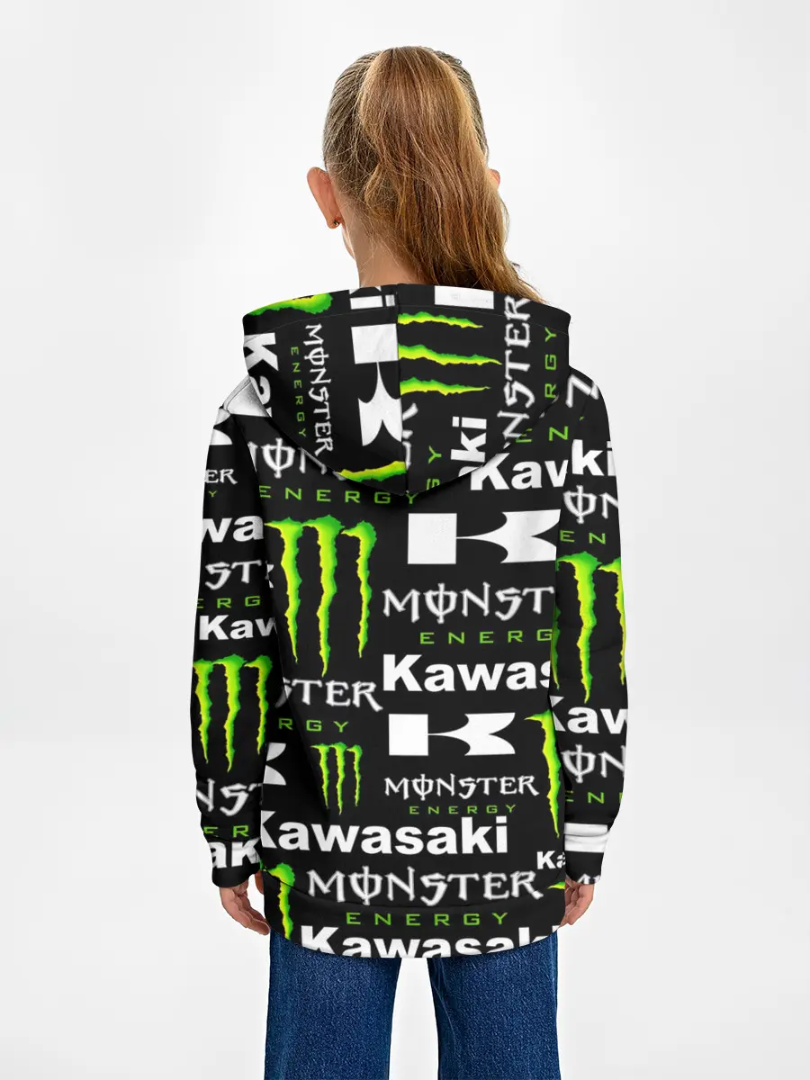 Детское худи / KAWASAKI X MONSTER ENERGY