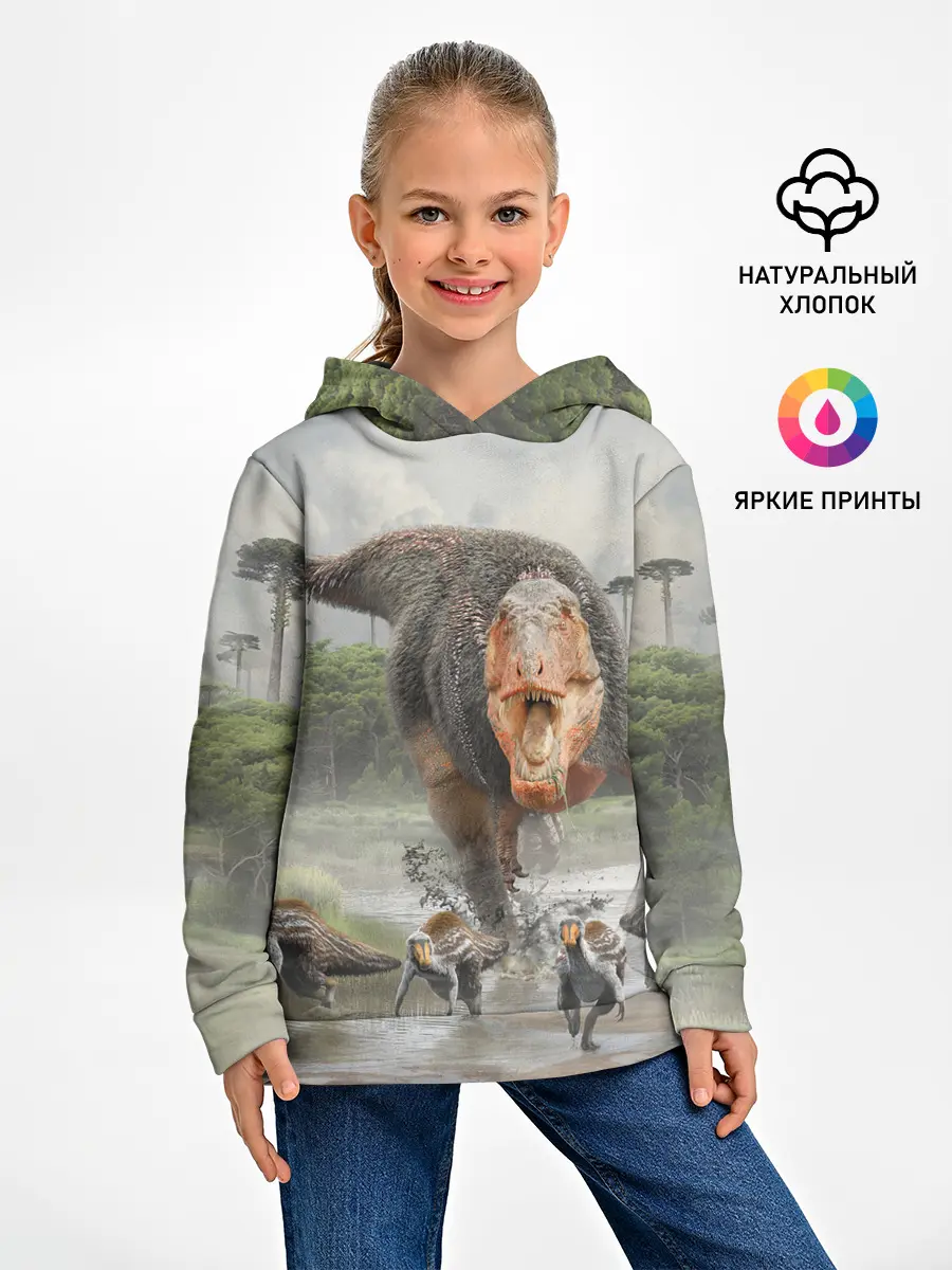 Детское худи / Т-Рекс | Динозавр | Dino