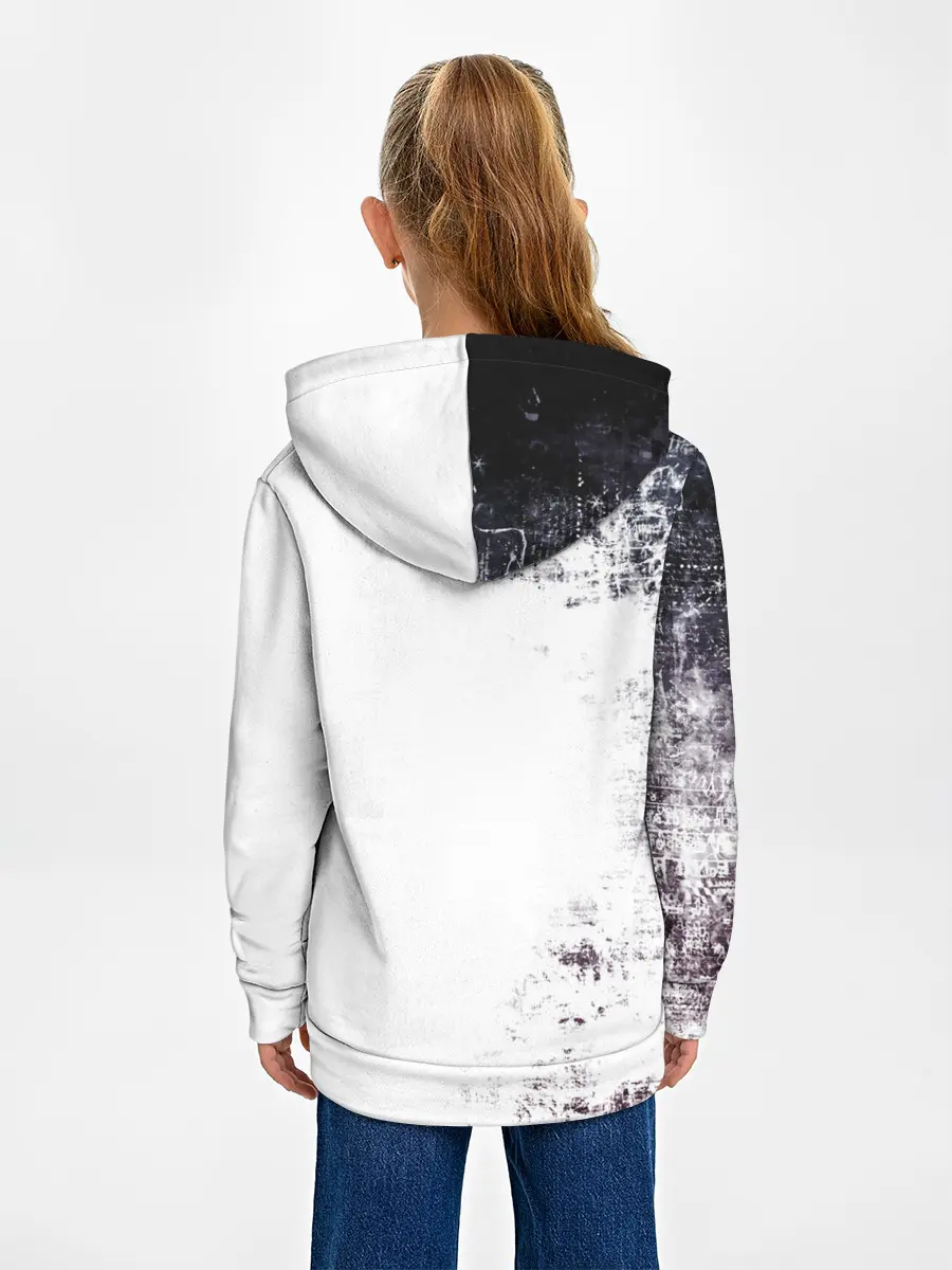 Детское худи / Чёрный демонический Аста Либе