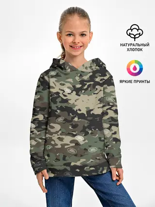Детское худи / Камуфляж Land Rover
