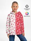 Детское худи / Снежинки - новогодние узоры