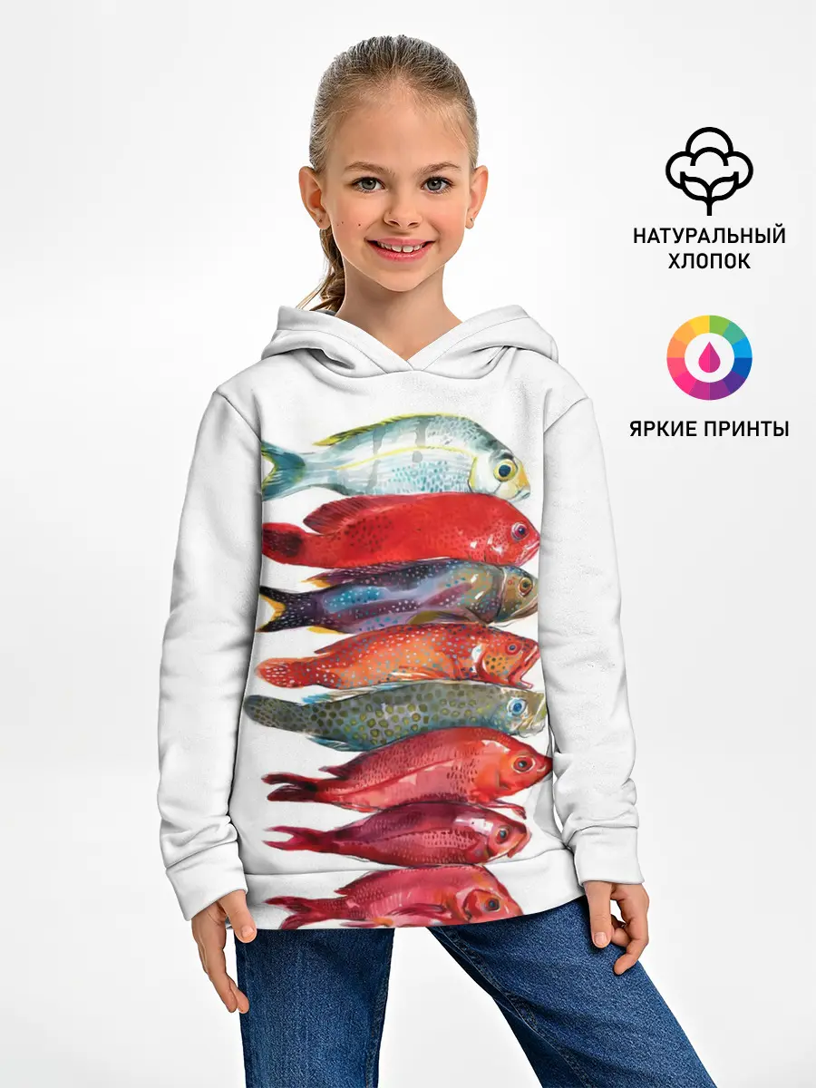 Детское худи / рыбки