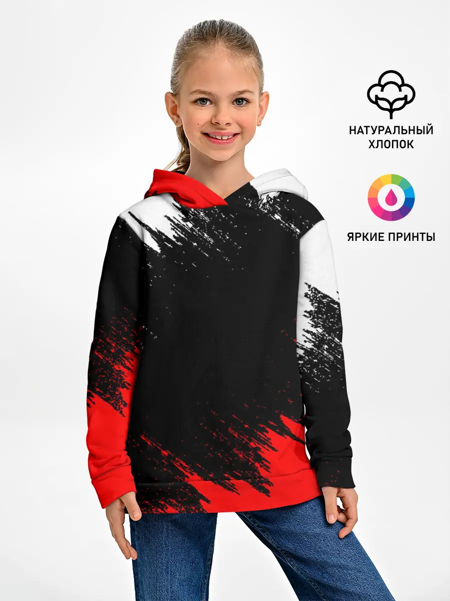 Детское худи / БРЫЗГИ КРАСОК
