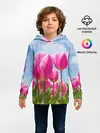 Детское худи / Розовые тюльпаны