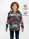 Детское худи / neon graffiti | Smile