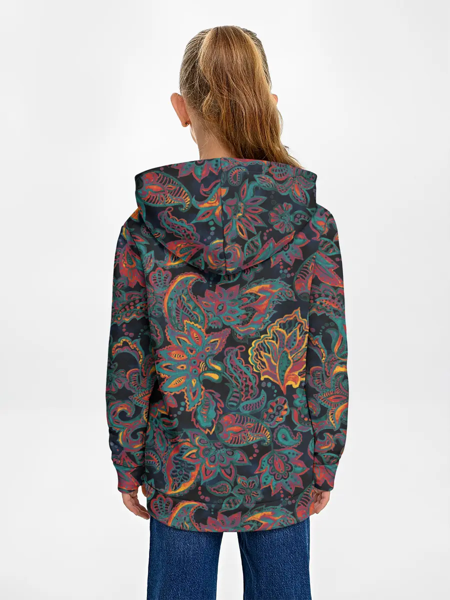 Детское худи / Узор пейсли